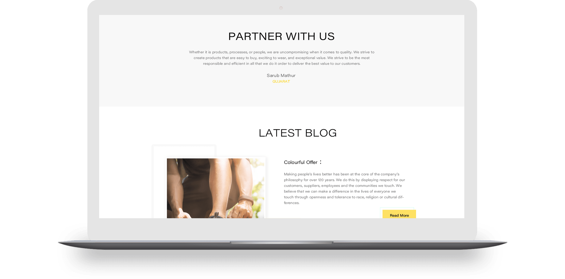 FAQ page preview