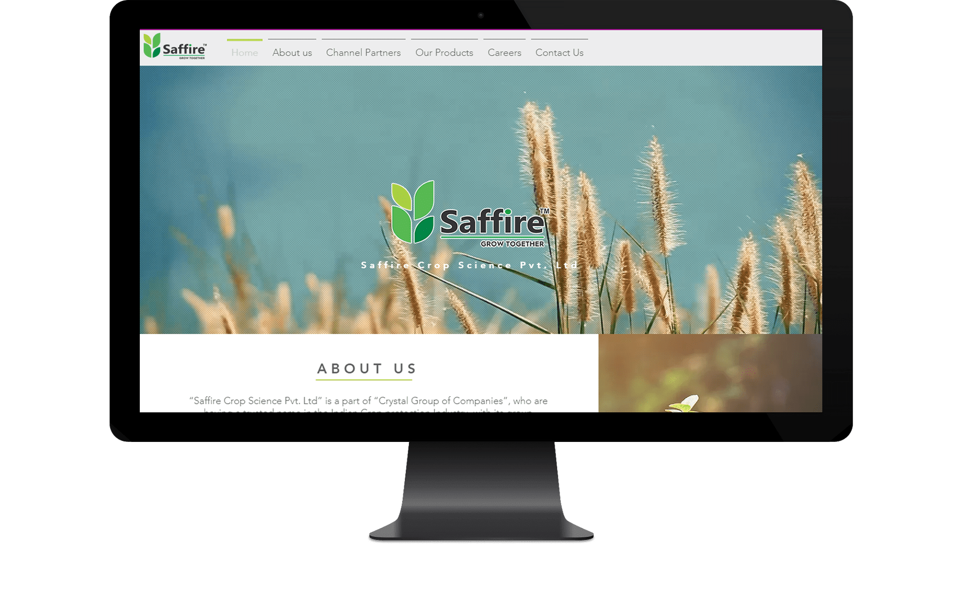 Home page preview