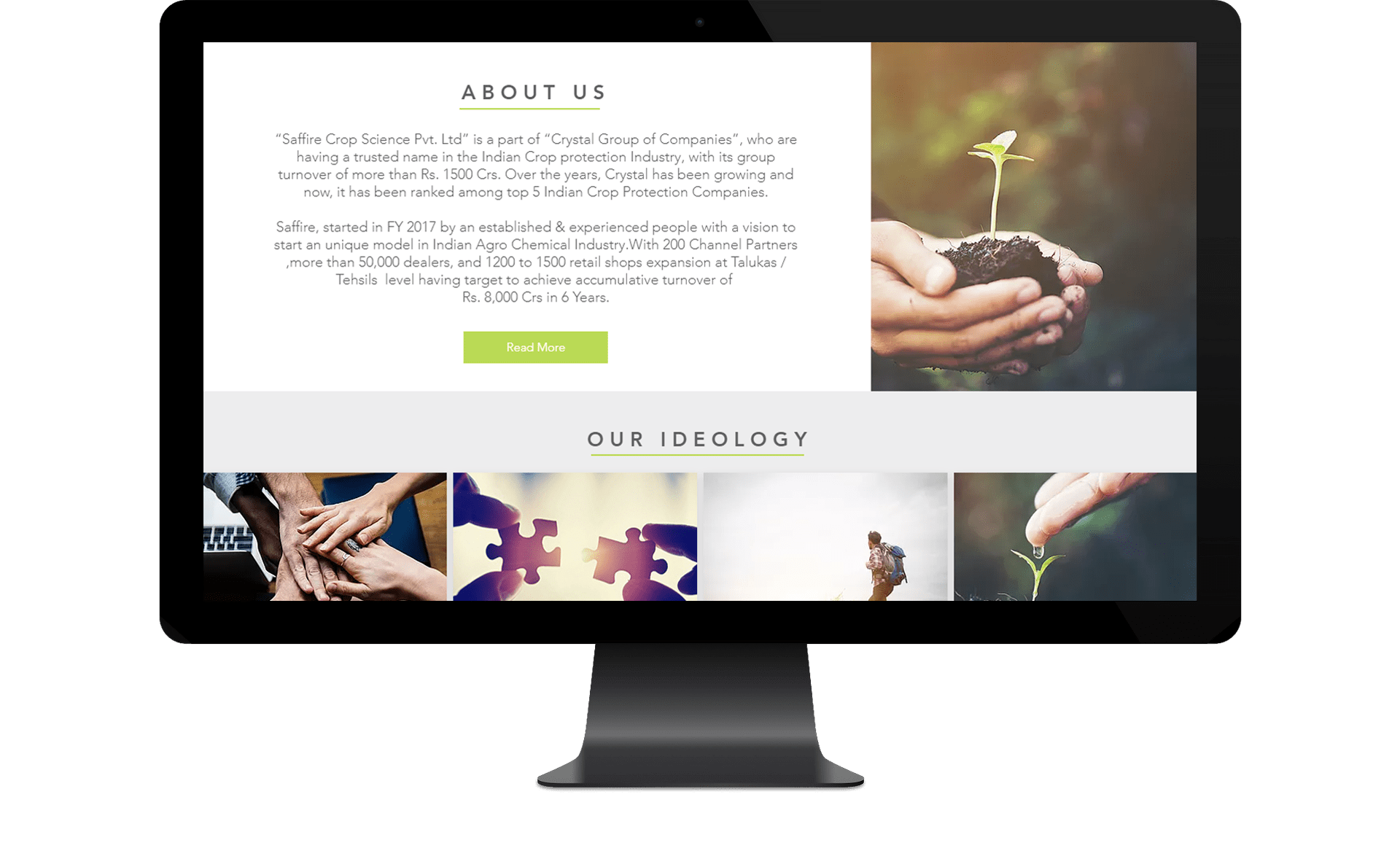 About page preview